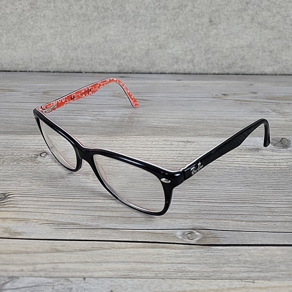 Ray-Ban RB5228 2479 Black Red Eyeglasses Frame 55-17-140 FRAMES‎ ONLY